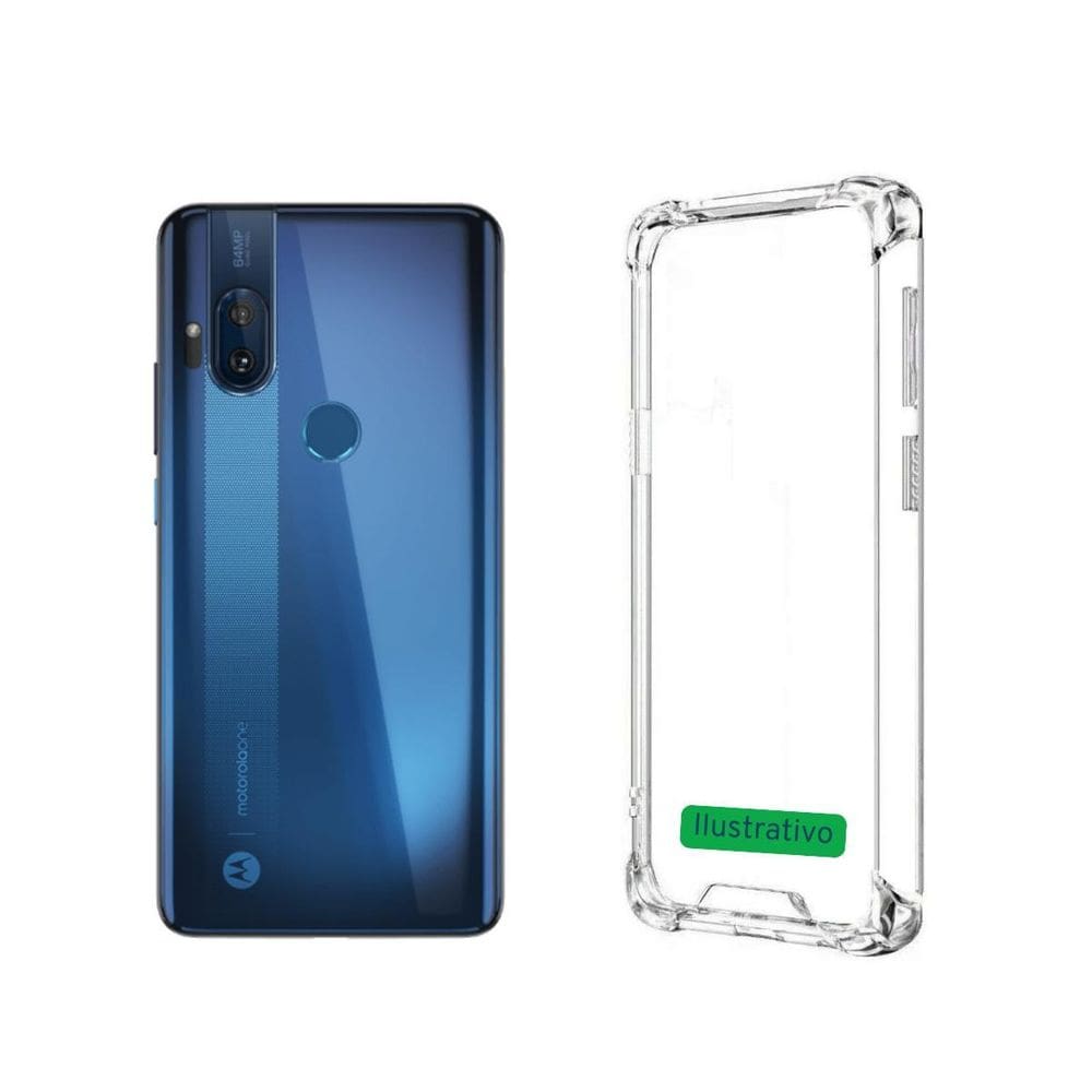 Capa Compatível Com Moto One Hyper Capinha Anti Impacto
