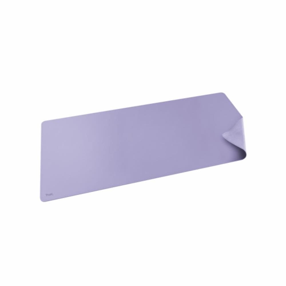 Trust Benya Desk Pad, XXL,90×43cm, Couro Vegano, Base Antiderrapante, Fino, Roxo