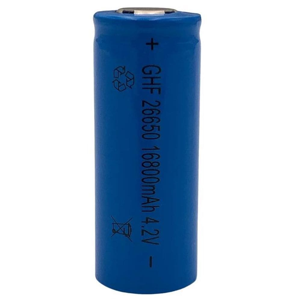 Bateria Recarregável 26650 3.7V Para Lanternas Taticas X900