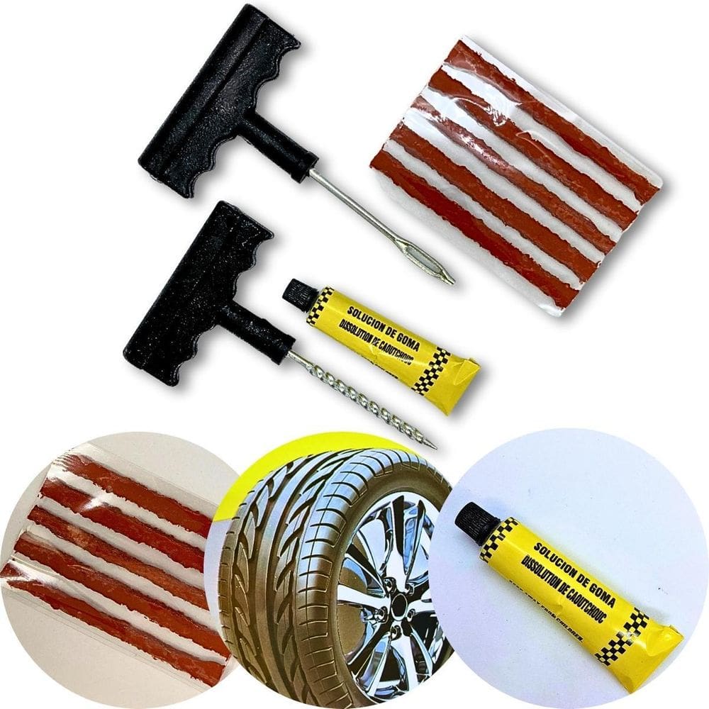 Conjunto Para Reparo De Pneus Fbg-3001 - 8 Peças