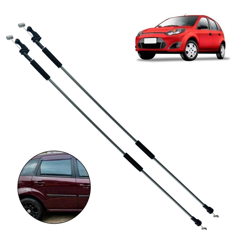 Par Cabo Abertura Porta Fechadura Fiesta Traseira Dir E Esq