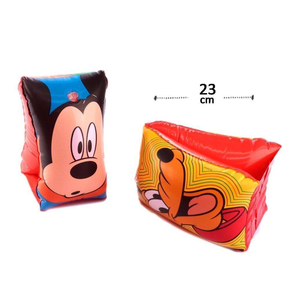 Boia de Braço Inflável 23x14cm Mickey Disney - Tudo em Caixa