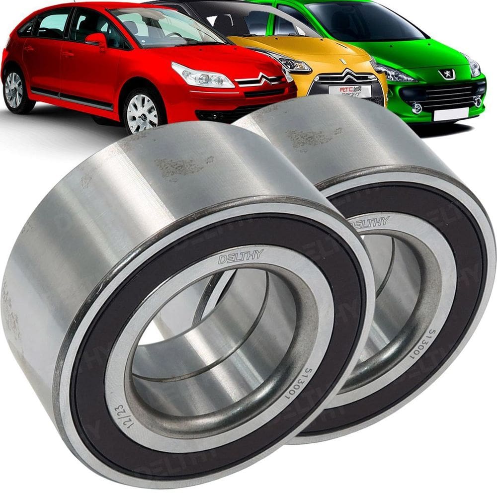 Par Rolamento Roda Dianteira Peugeot 307 308 208 2001 A 2019