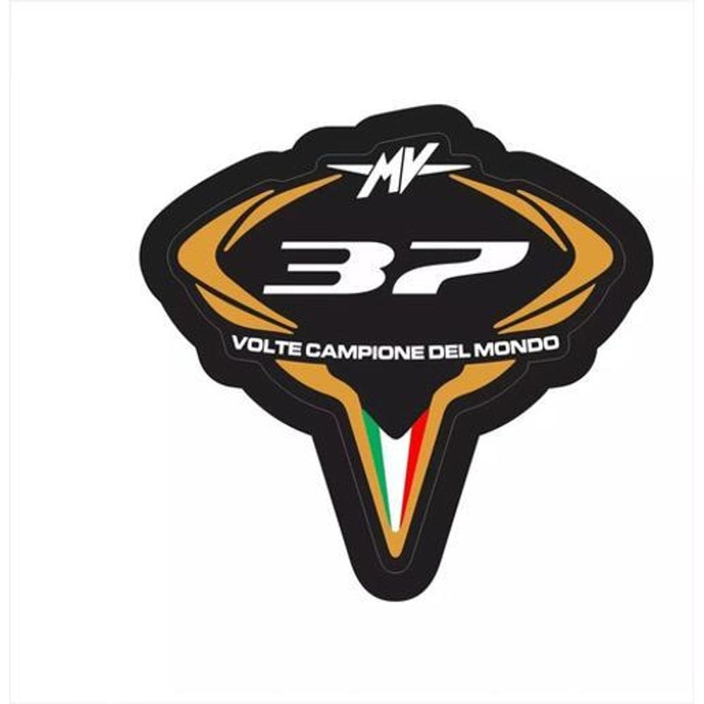 Adesivo Resinado Compatível Mv Agusta F4 Moto Preta Agrs06