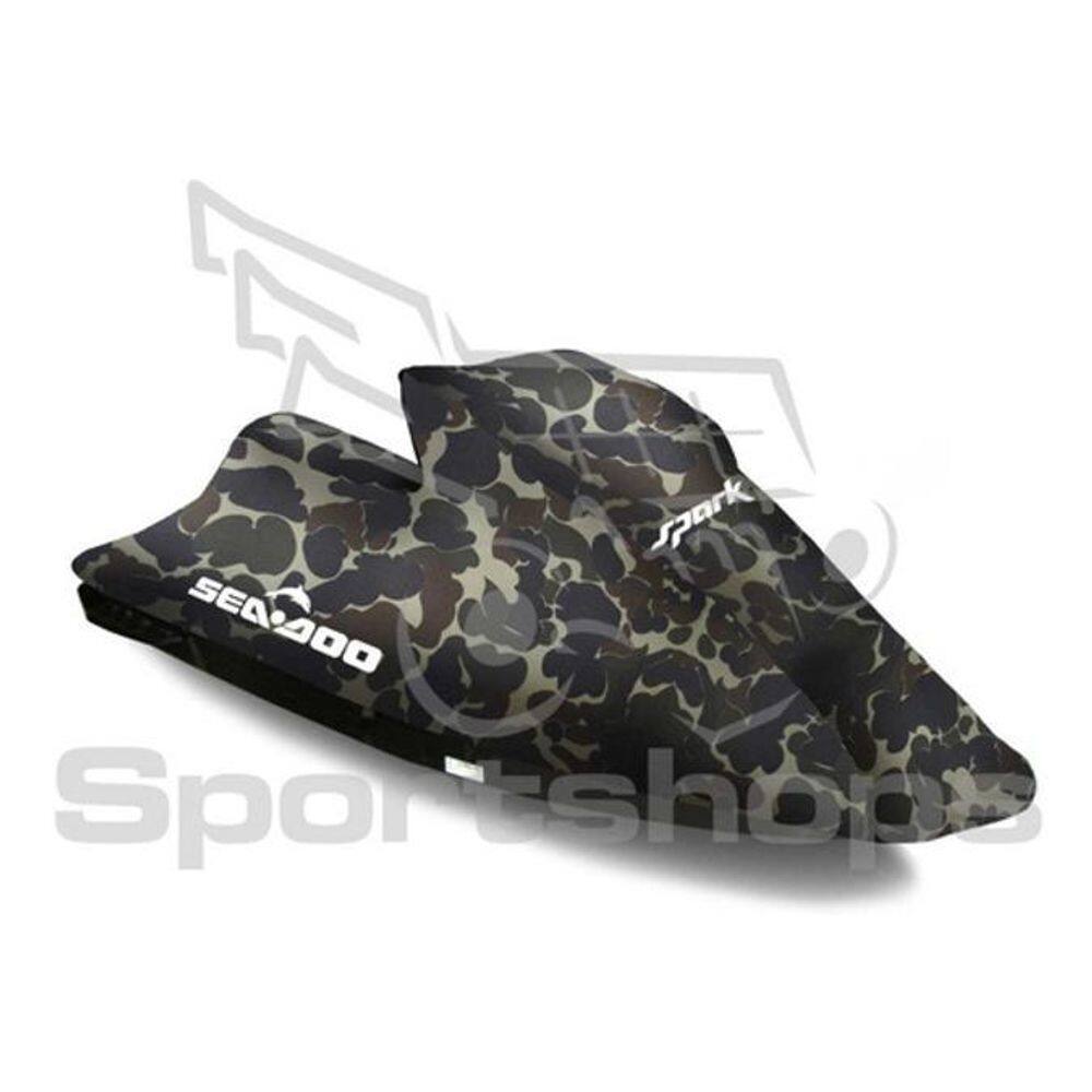 Capa Jet Ski Sea Doo Spark 3 Lugares - Camuflada Logo Spark