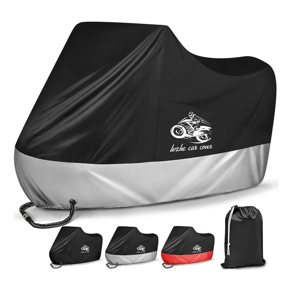 2X Capa Para Moto Forrada Lmpermeável Térmicasol Chuva