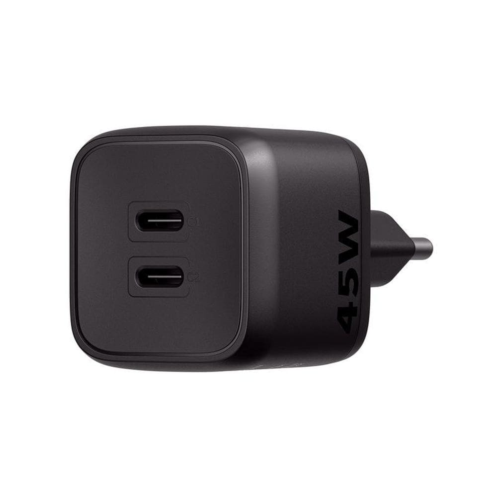 Carregador Ultrarrapido 45W 2 Portas Usb-C Gan Ec20 4820191