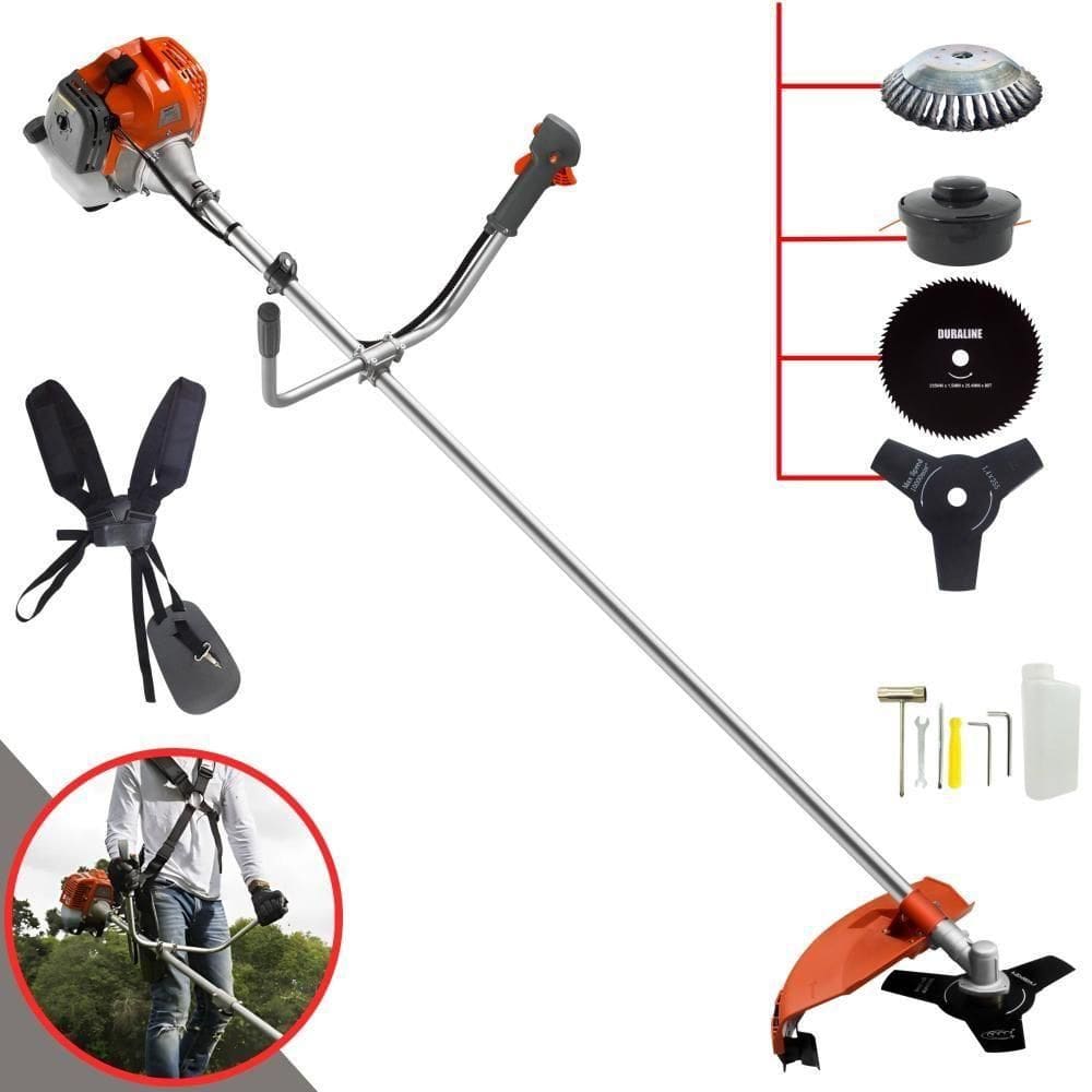 Roçadeira Rl520acg2 52cc C/ Carretel + Faca 3p 80d E Escova