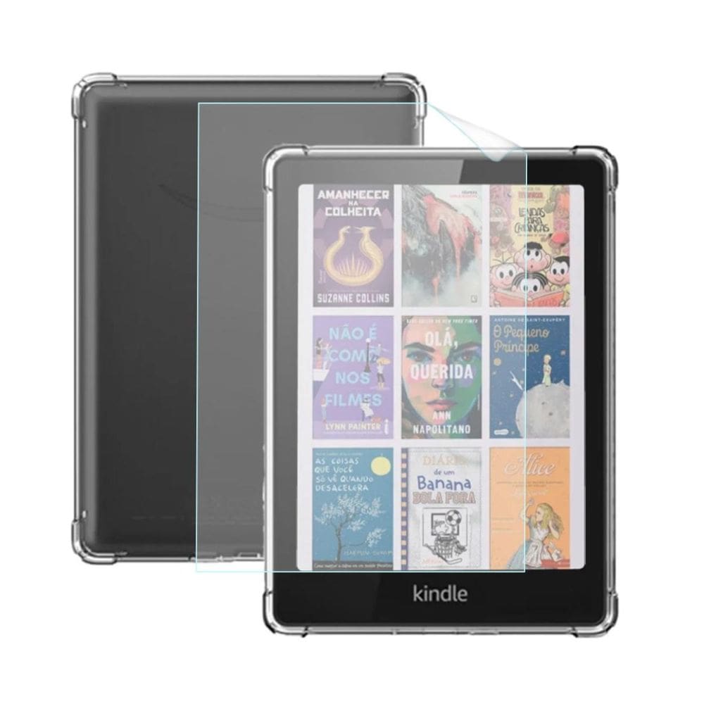 Case Borda Reforçada Para Kindle Colorsoft 1 2025+ Película