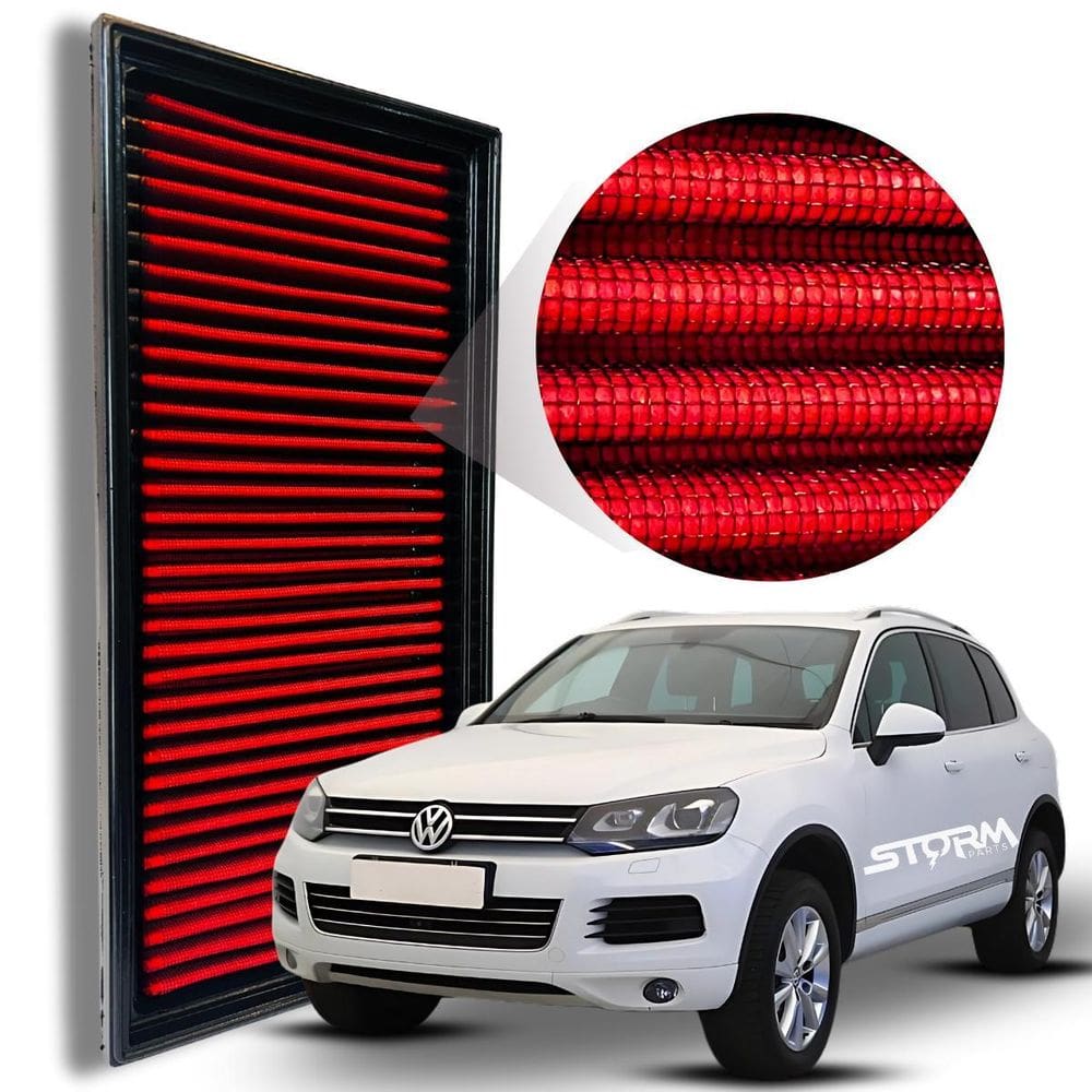 Filtro Ar Esportivo Vw Touareg 3.6 V6 Aspirado 2011 A 2016