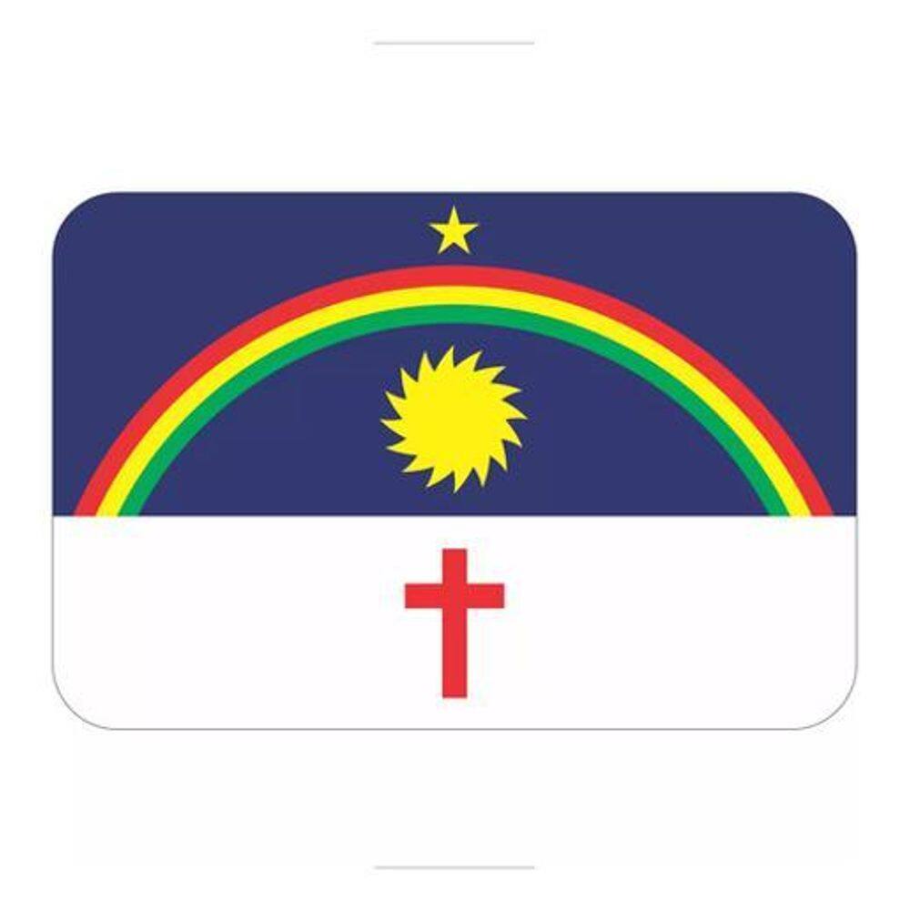 Adesivo Bandeira Pernambuco Resinado 4X6Cm Bd34