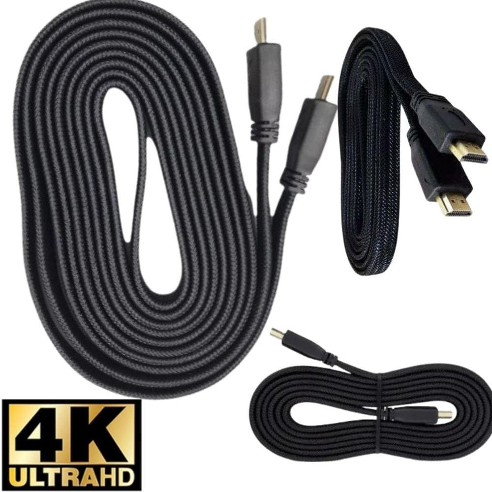 Cabo Hdmi Premium 3 Metros Alta Velocidade 4K Tv Jogos