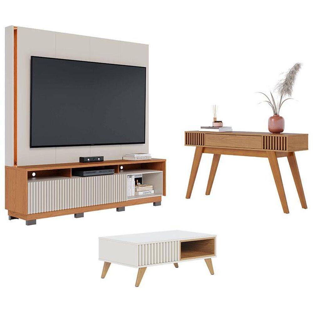 MP - Estante Home Theater Jorda o Com Pe s co