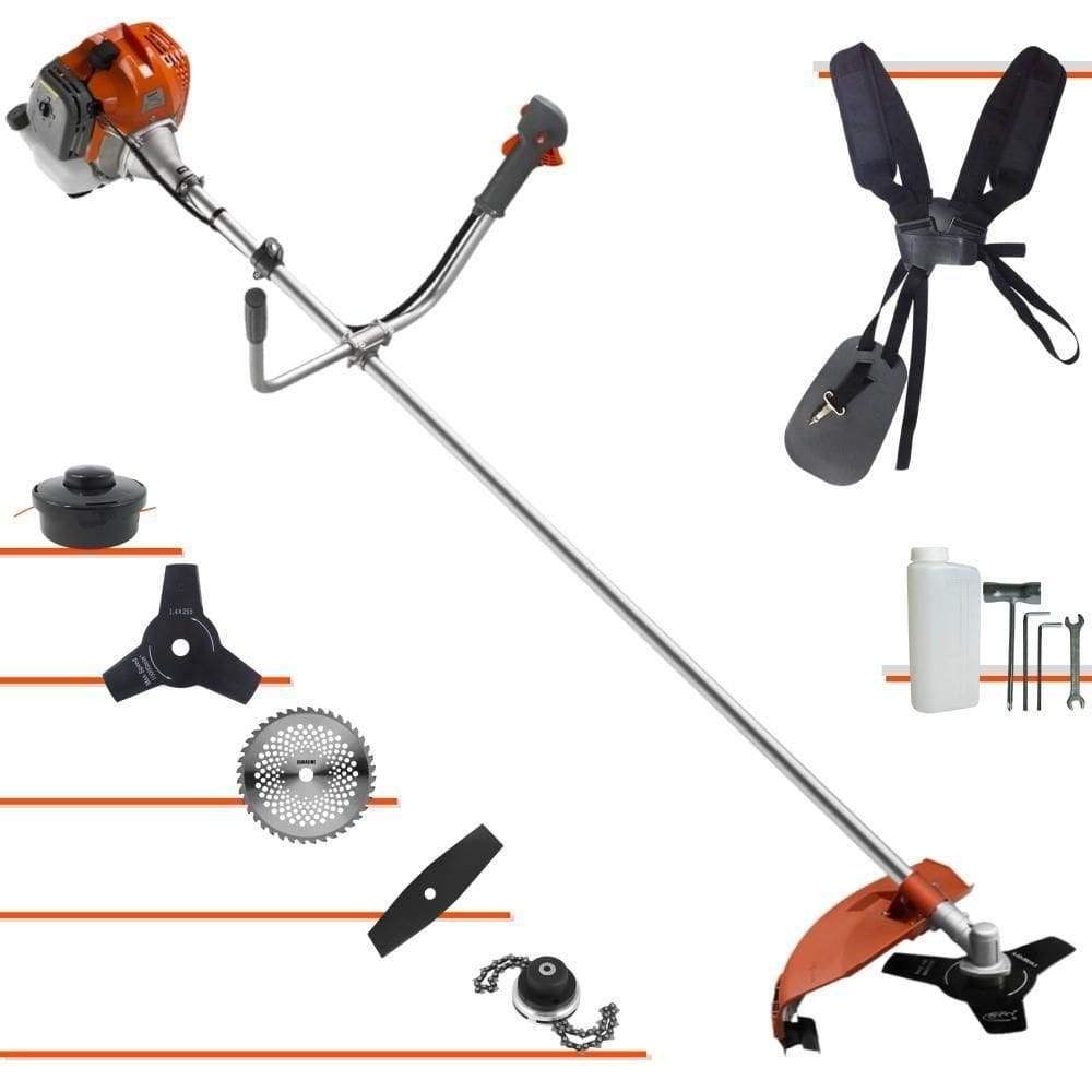 Roçadeira Tekna Rl520acg2 2hp Com Carretel + 4 Lâminas