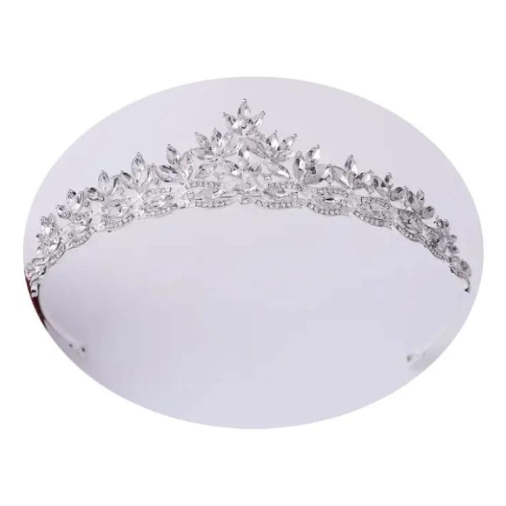 2X Coroa Tiara Para Noiva Debutante Casamento Miss Festa