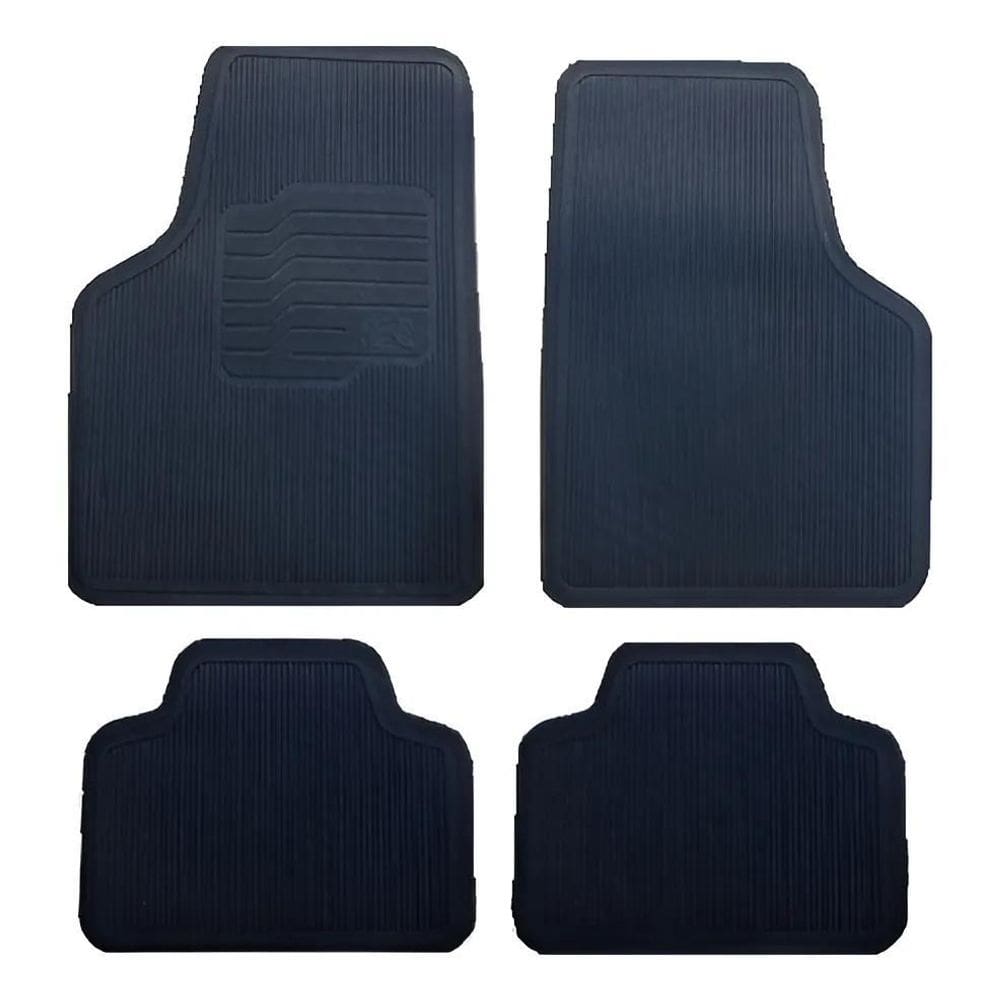 2X Tapete Automotivo Universal Carro Pvc 4 Peças Ecoló Borra