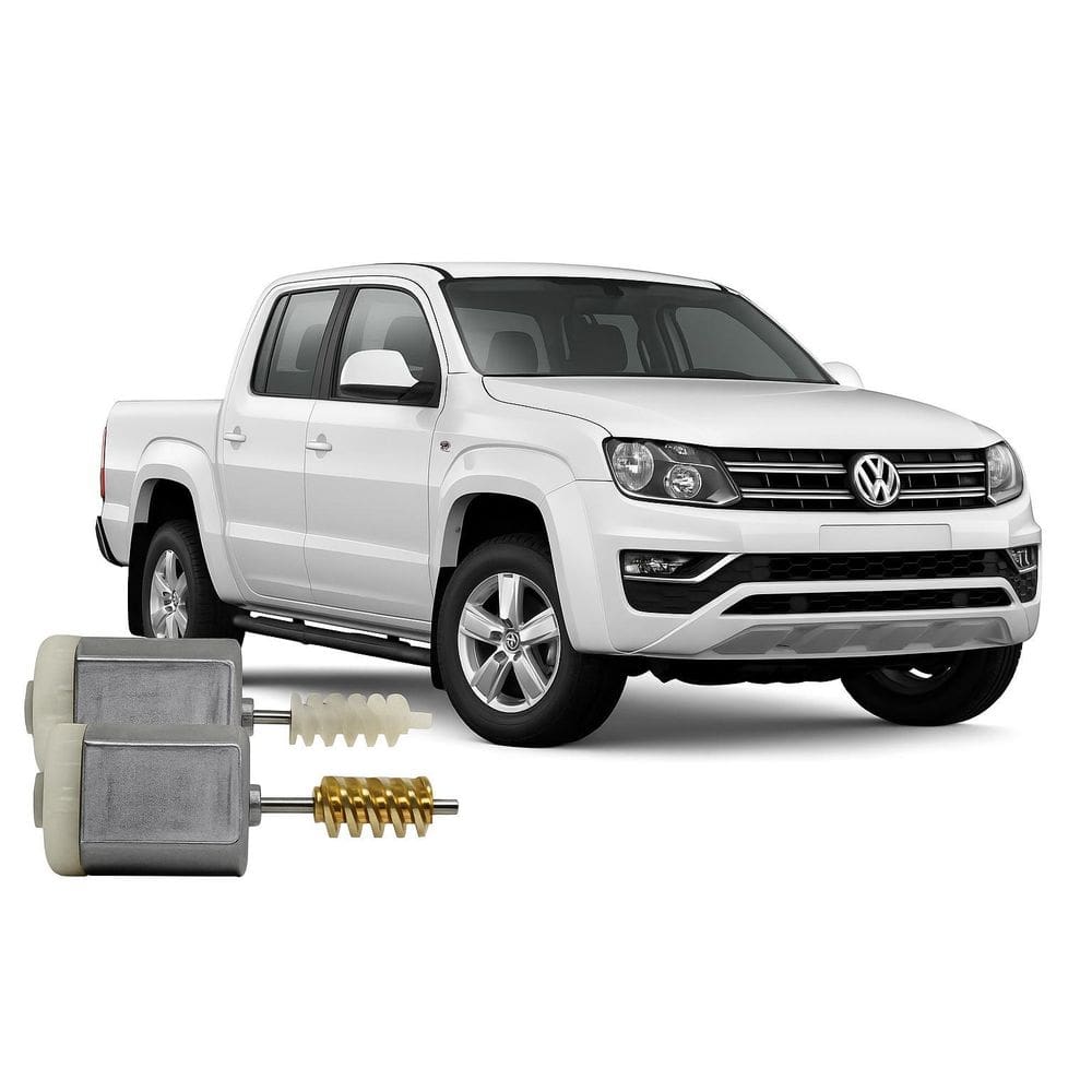 2 Motor Trava Eletrica Vw Amarok 2012 A 2018 Porta Tanque