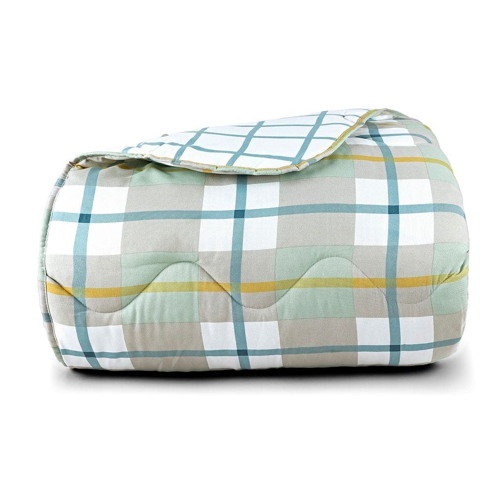 Edredom King Dupla Face Sublime 400 Fios Micropercal Toque de Algodão York 1 Peça - 100% Poliéster