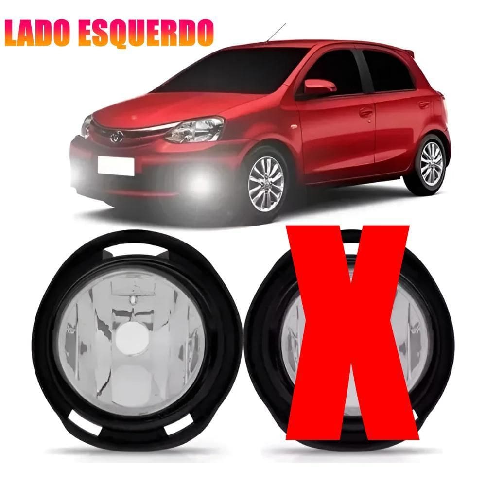 Farol Auxiliar Etios 2012 A 2021 Esquerdo - Rufato