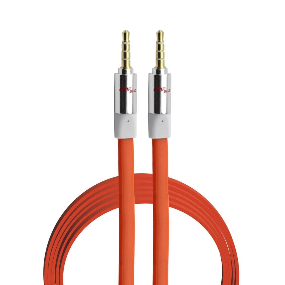 Cabo P2 + P2 Flat Estéreo 100% Cobre 10 Metros