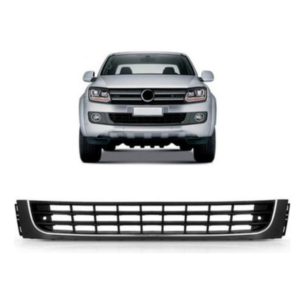 Grade Central Parachoque Amarok 2013 Á 16 C/Moldura Cromada