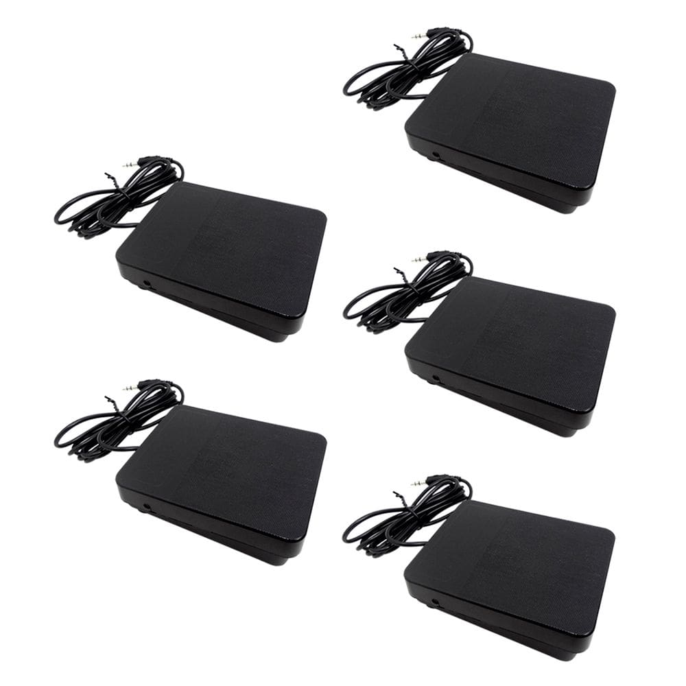 Kit 5 Pedais Sustain Rhythmic para Teclado e Piano Digital