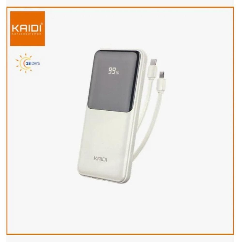 Power Bank Kaidi Kd 961 10000 Mah 22.5W Cabo Led 955 232