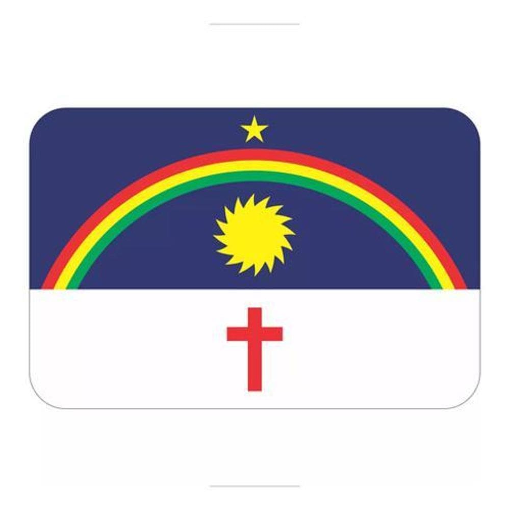 Adesivo Bandeira Pernambuco Resinado 4X6Cm Bd34