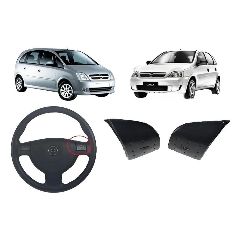 2X Capa Botão Acionador Da Buzina Corsa Meriva Montana Par