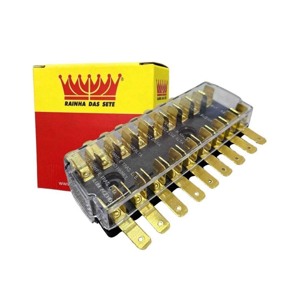 Caixa Fusível Gm D10 A10 C10 80 A 89 Tipo Americano 9 Polos