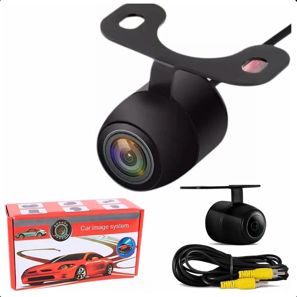 Câmera De Ré Automotiva Compacta Segura