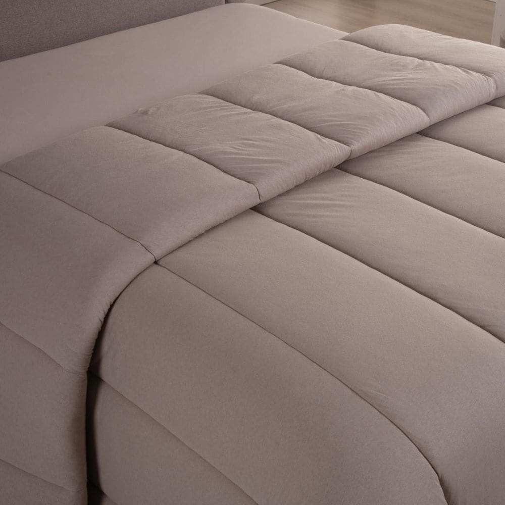 Edredom Casal Malha Algodão Antialérgico Dupla Face Macio