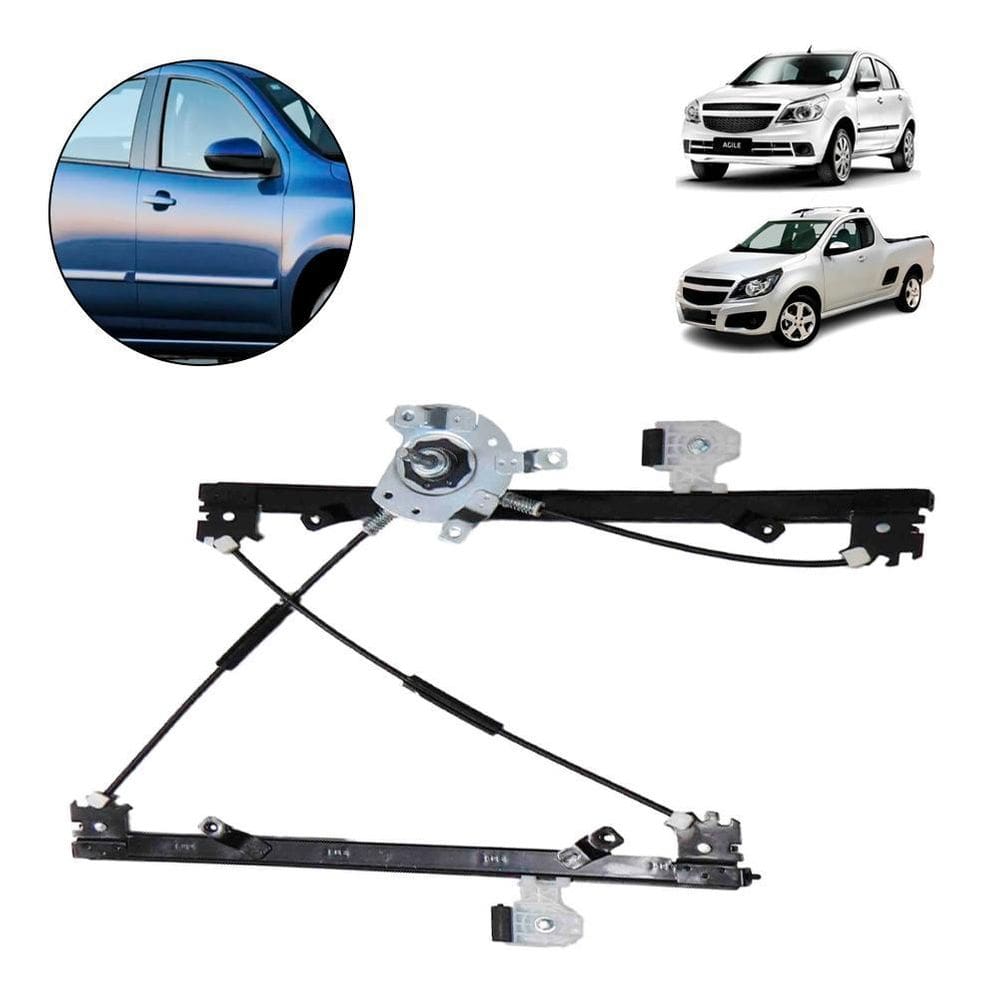 Máquina Vidro Manual Diante Esquerda Agile Montana 2009 A 21