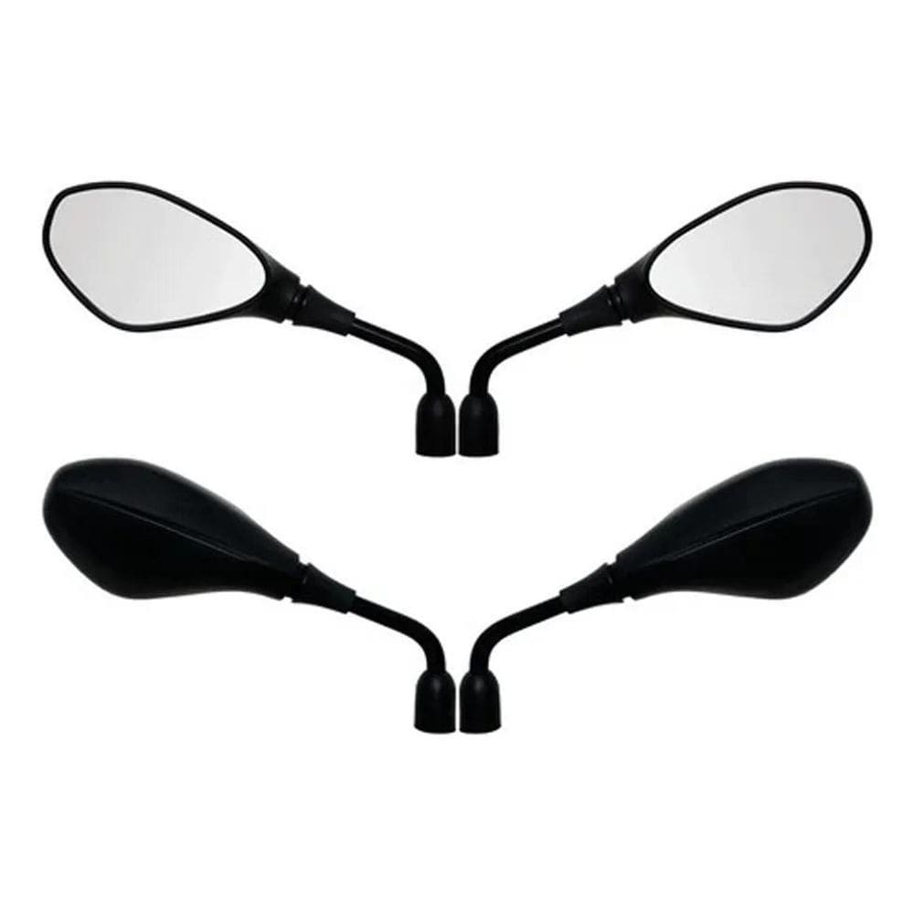 2X Retrovisor Espelho Esportivo Bmw F800 Fixo Par Rosca Hond