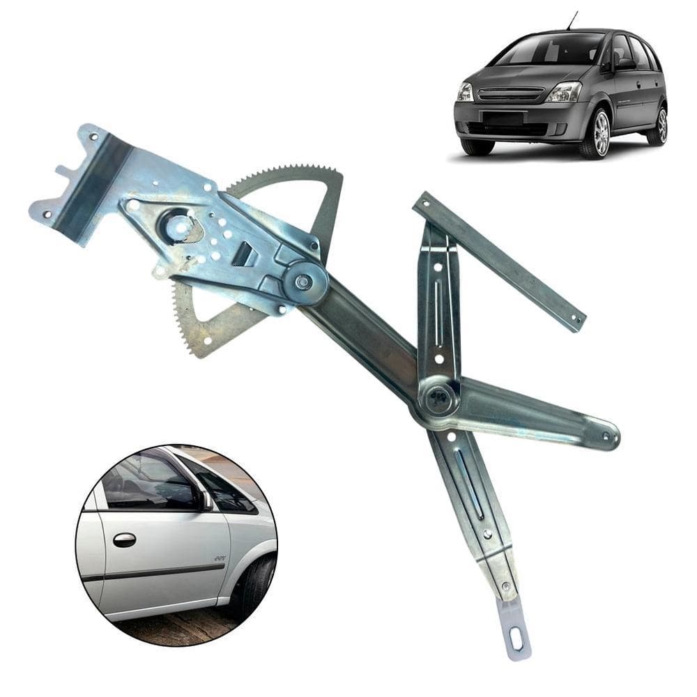 Máquina Vidro Elétrica Diant Dire Meriva 02 A 12 Motor Origi