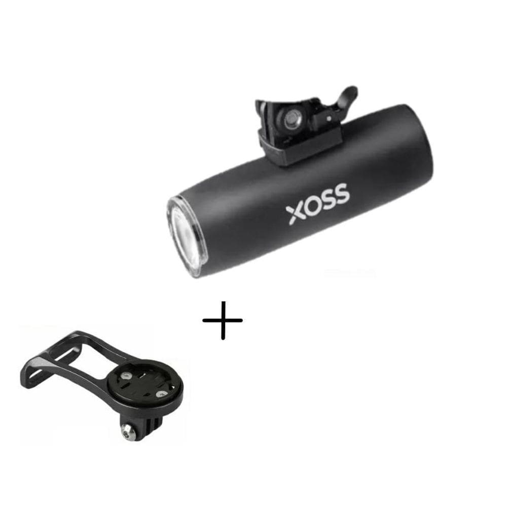 Kit Farol Bike Recarregável 800 Lumens 5 Modos + Suporte Ext