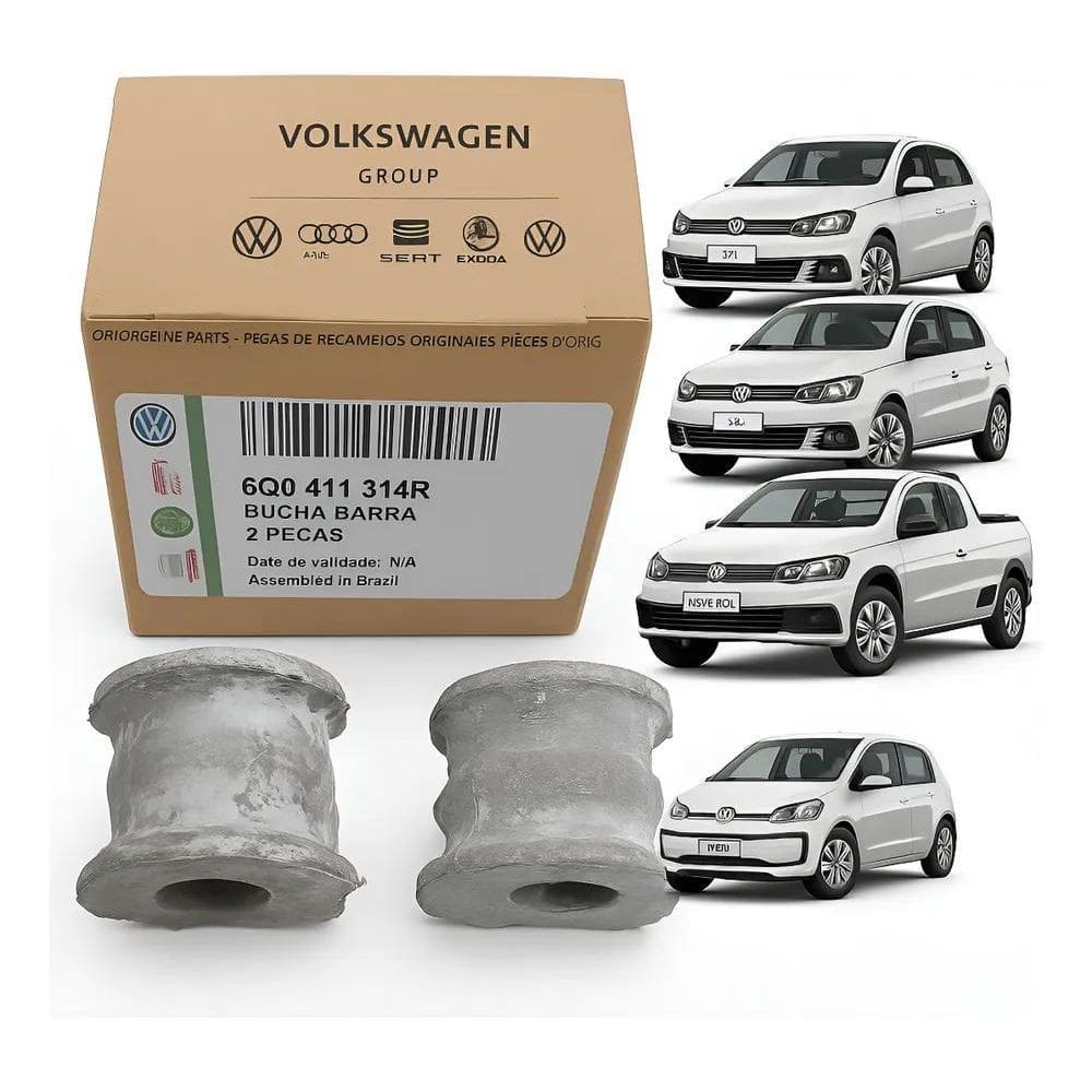 2X Par De Bucha Estabilizador  Gol Fox Polo Saveiro