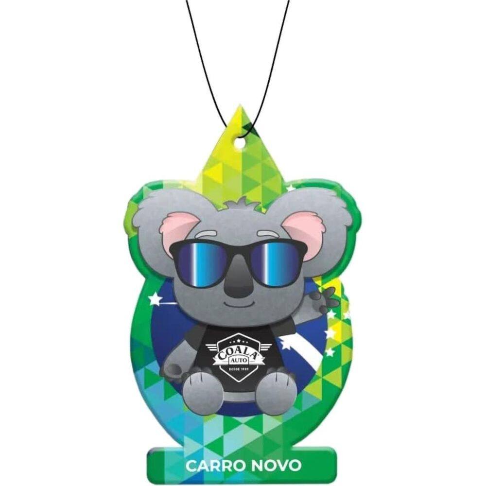 Odorizante Auto Folhinha 10G Fragrância Carro Novo Coala