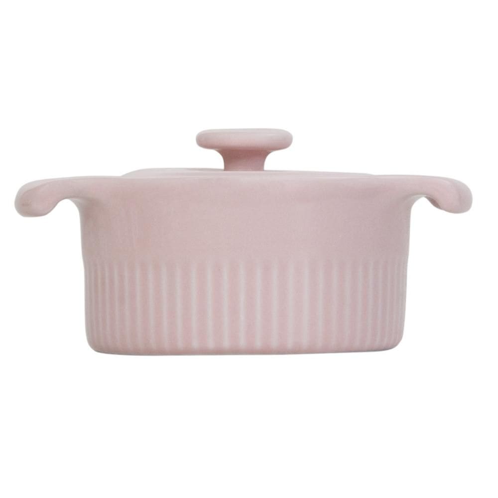 Cocotte Refratária 10 cm Rosa 218 ml Germer Porcelanas