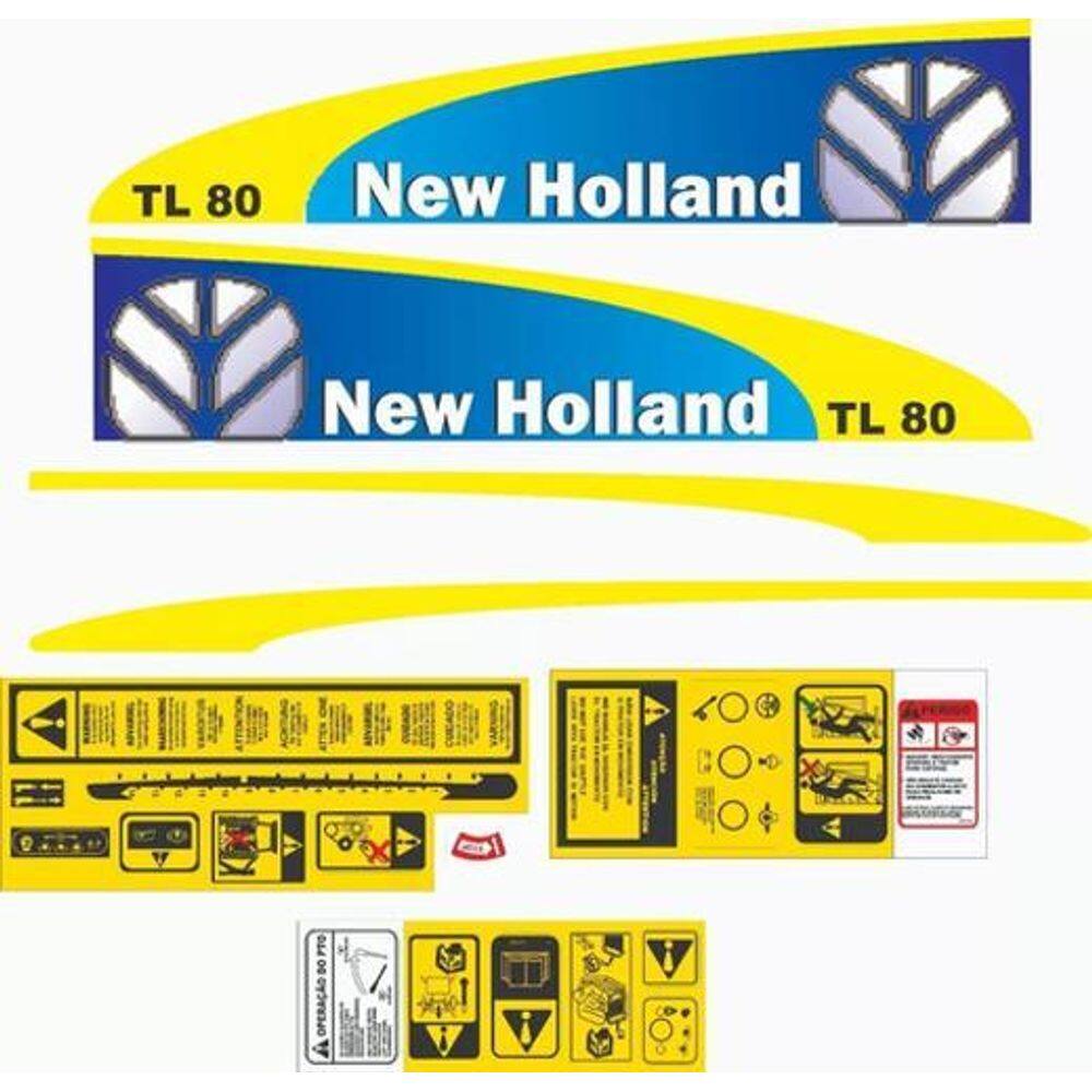 Kit Adesivos - New Hollan Tl 80