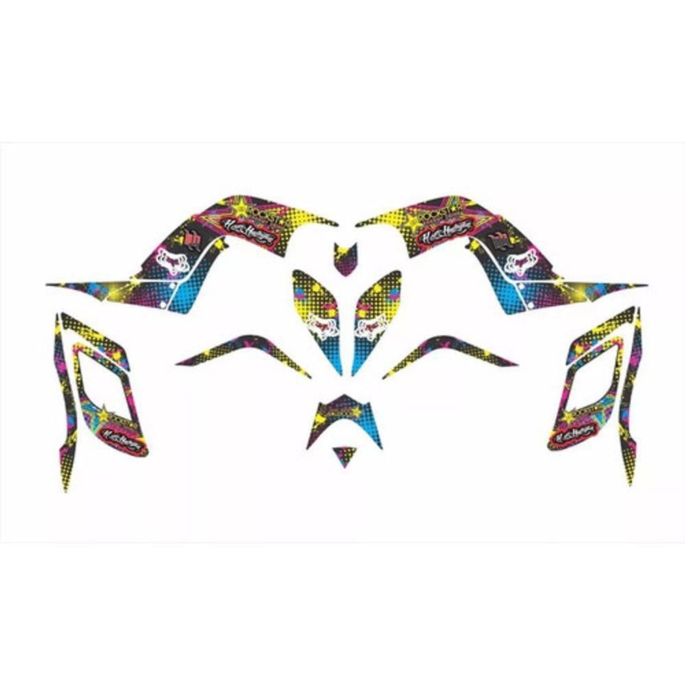 Adesivos Quadriciclo Compatível Raptor 700 Rockstar 0,60