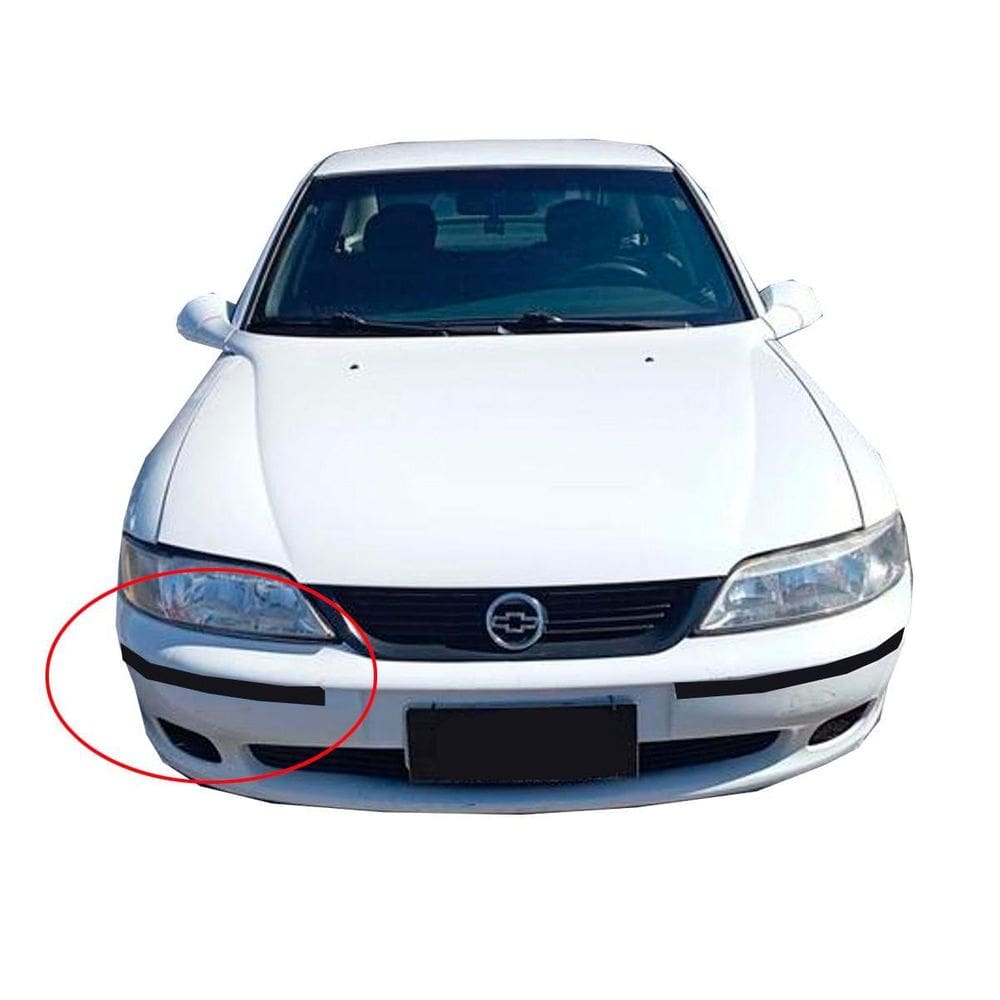 Friso Protetor De Parachoque Gm Vectra 2000 A 2005 Preto 3Pç