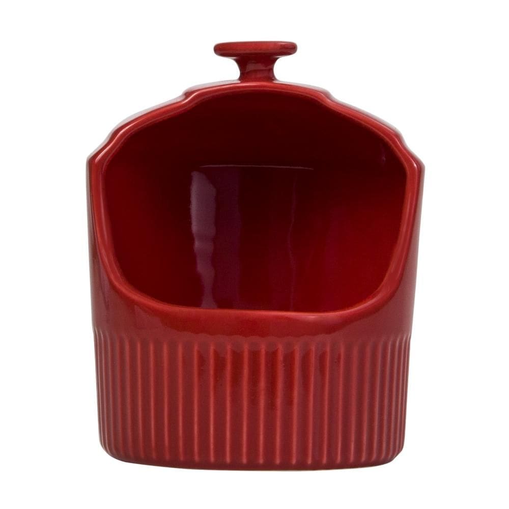 Pote de Sal Diâmetro 12,5 cm Vermelho 350 ml Germer