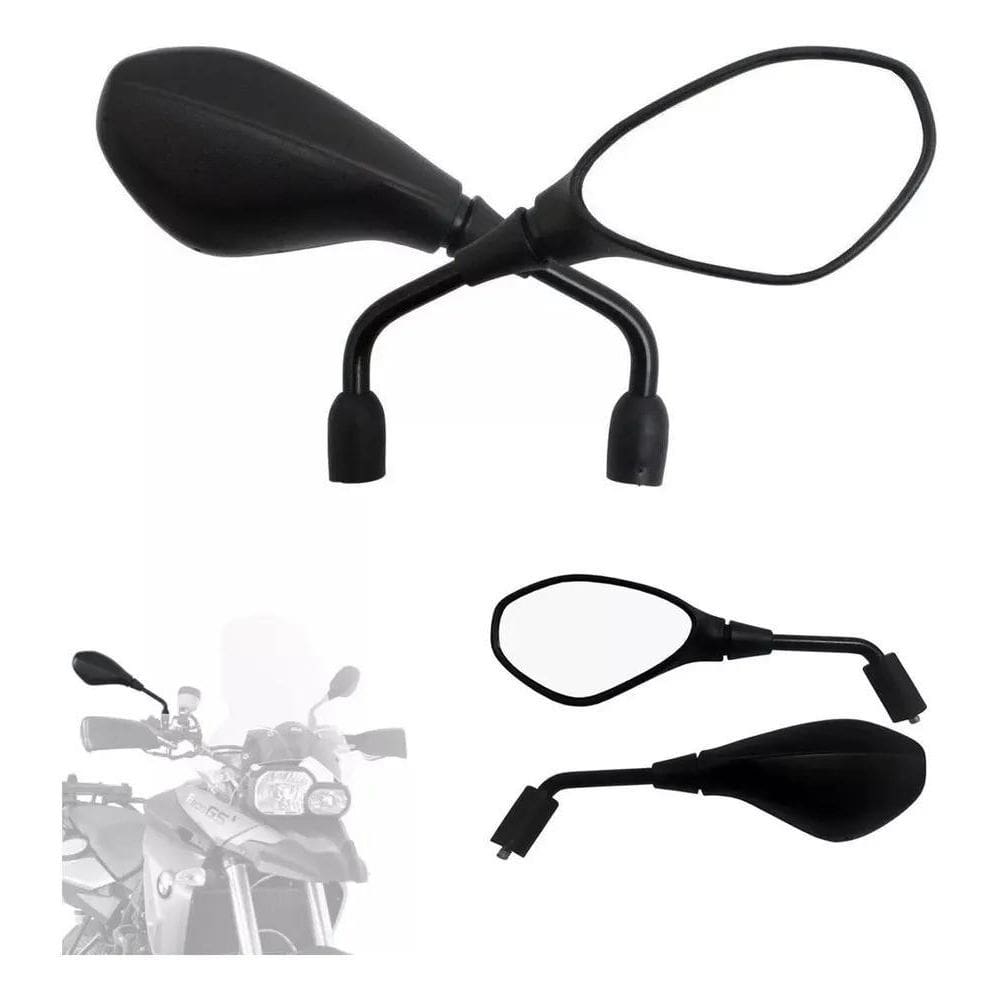 2X Par Retrovisor Bmw Gs800 Honda Cg Fan Titan Bros 125 150
