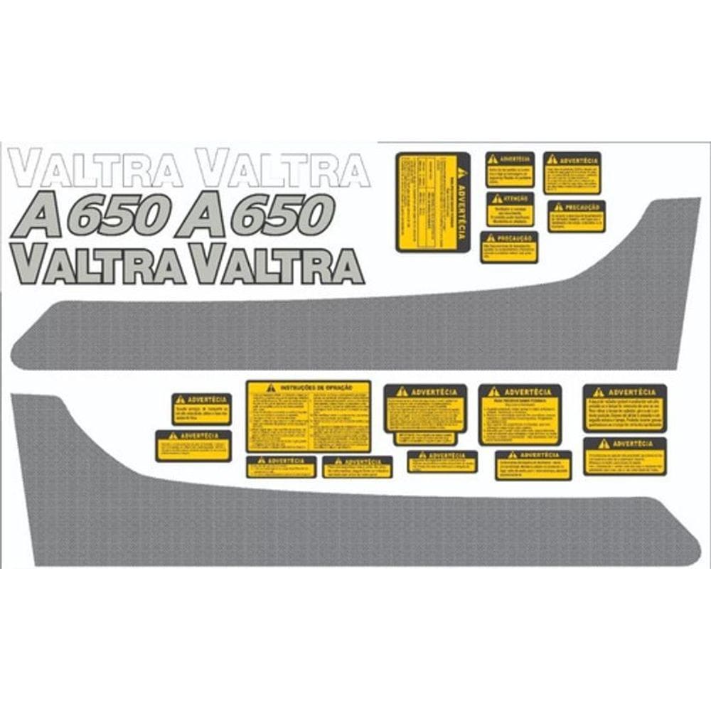 Kit Adesivos Valtra A 650