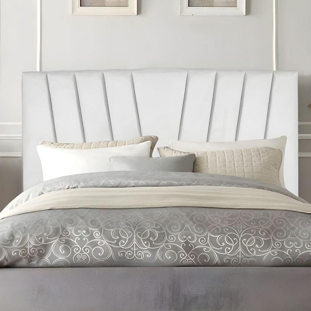 Cabeceira Casal Queen Size Cama Estofada 160 Cm Antonella Corino Branco