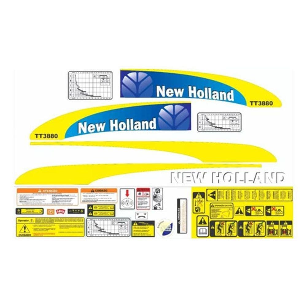 Kit Adesivos - New Holland Tt 3880