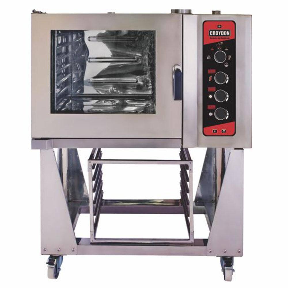 Forno Combinado Elétrico Croydon 6 Bandejas GN 2/1 220V Trifásico H062-E