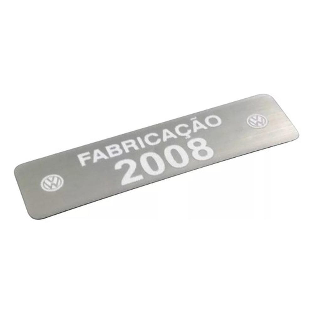 Adesivo Etiqueta Ano Fabricação Compatível Volkswagen 2008