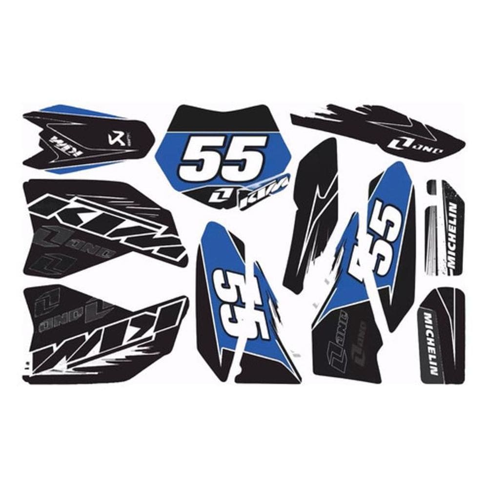 Kit Adesivos Moto Cross Trilha Ktm 65 2013
